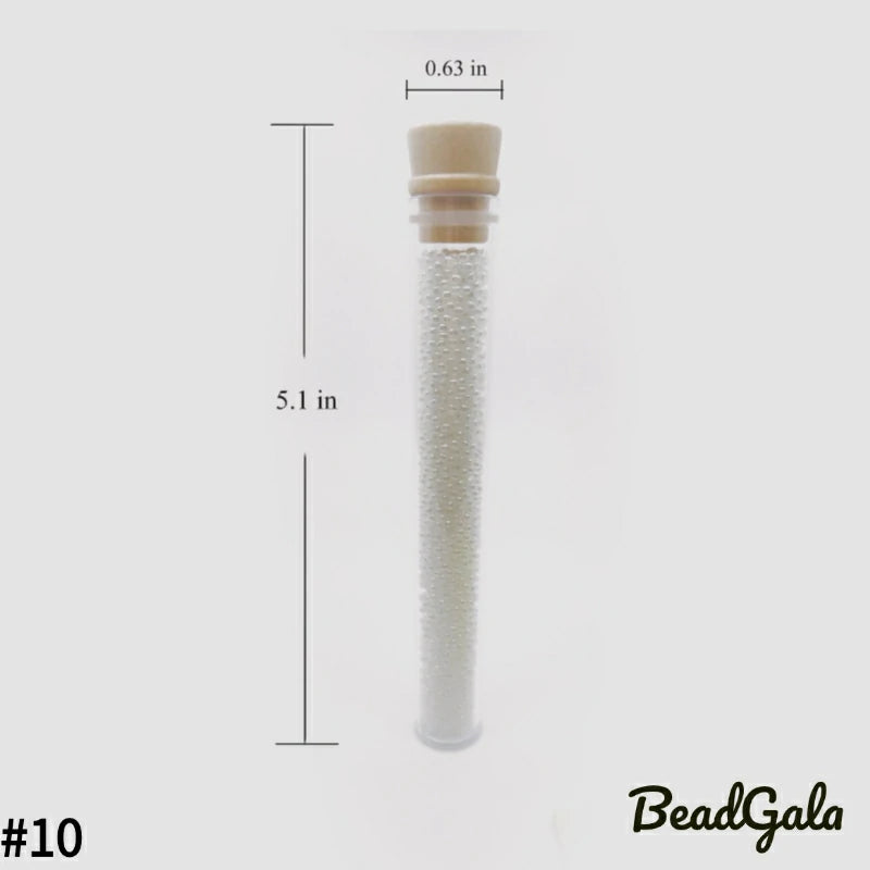 2mm Cream Glass Seed Beads 11/0 SB10