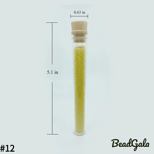 2mm Cream Glass Seed Beads 11/0 SB12 - Beadgala