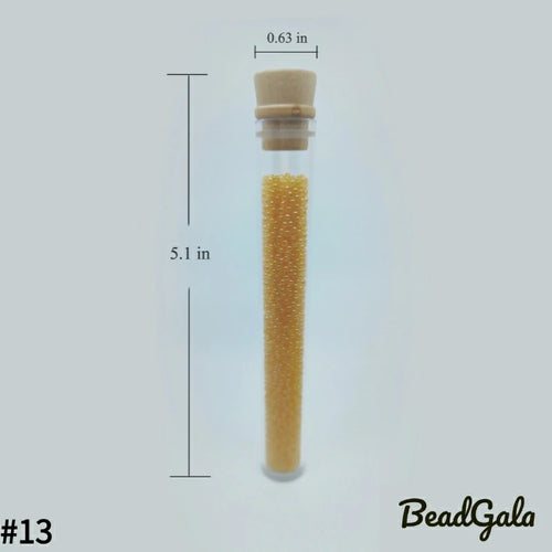 2mm Cream Glass Seed Beads 11/0 SB13 - Beadgala