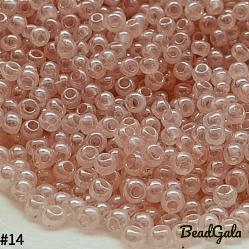 2mm Cream Glass Seed Beads 11/0 SB14