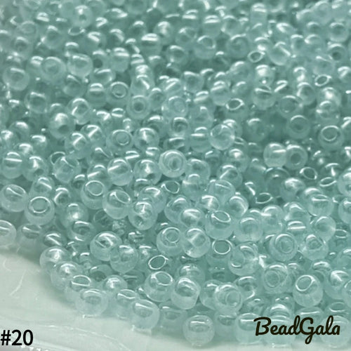2mm Cream Glass Seed Beads 11/0 SB20 - Beadgala