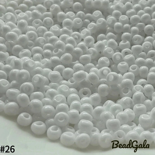 2mm Opaque Glass Seed Beads 11/0 SB26 - Beadgala