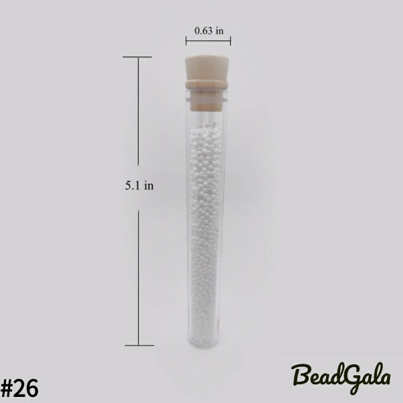 2mm Opaque Glass Seed Beads 11/0 SB26