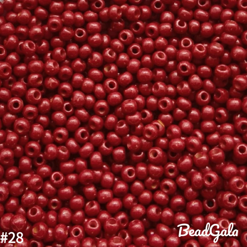 2mm Opaque Glass Seed Beads 11/0 SB28