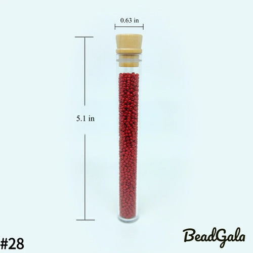 2mm Opaque Glass Seed Beads 11/0 SB28 - Beadgala