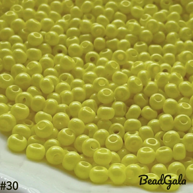 2mm Opaque Glass Seed Beads 11/0 SB30