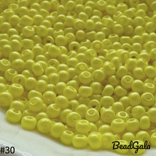 2mm Opaque Glass Seed Beads 11/0 SB30 - Beadgala