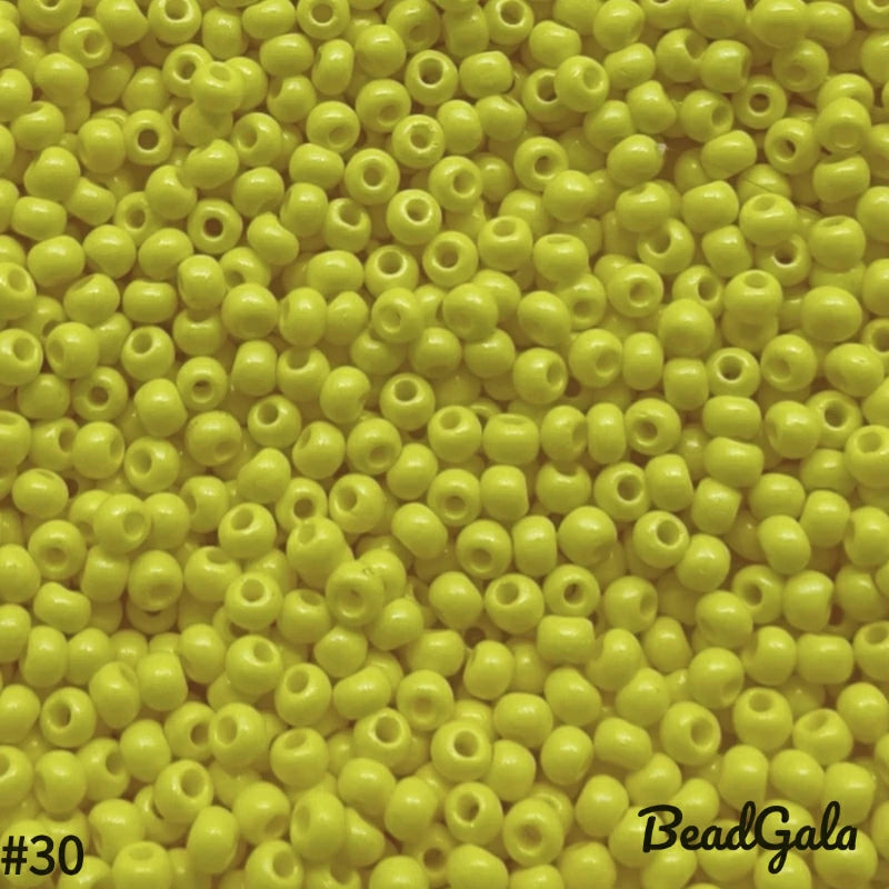 2mm Opaque Glass Seed Beads 11/0 SB30