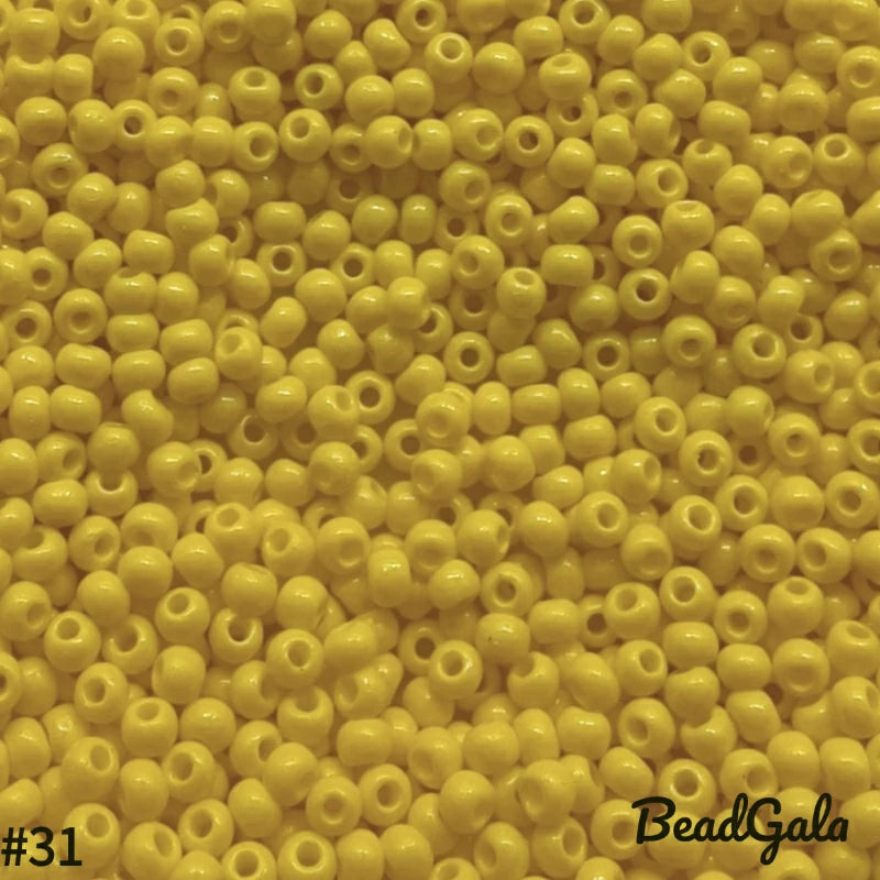 2mm Opaque Glass Seed Beads 11/0 SB31