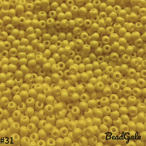 2mm Opaque Glass Seed Beads 11/0 SB31 - Beadgala