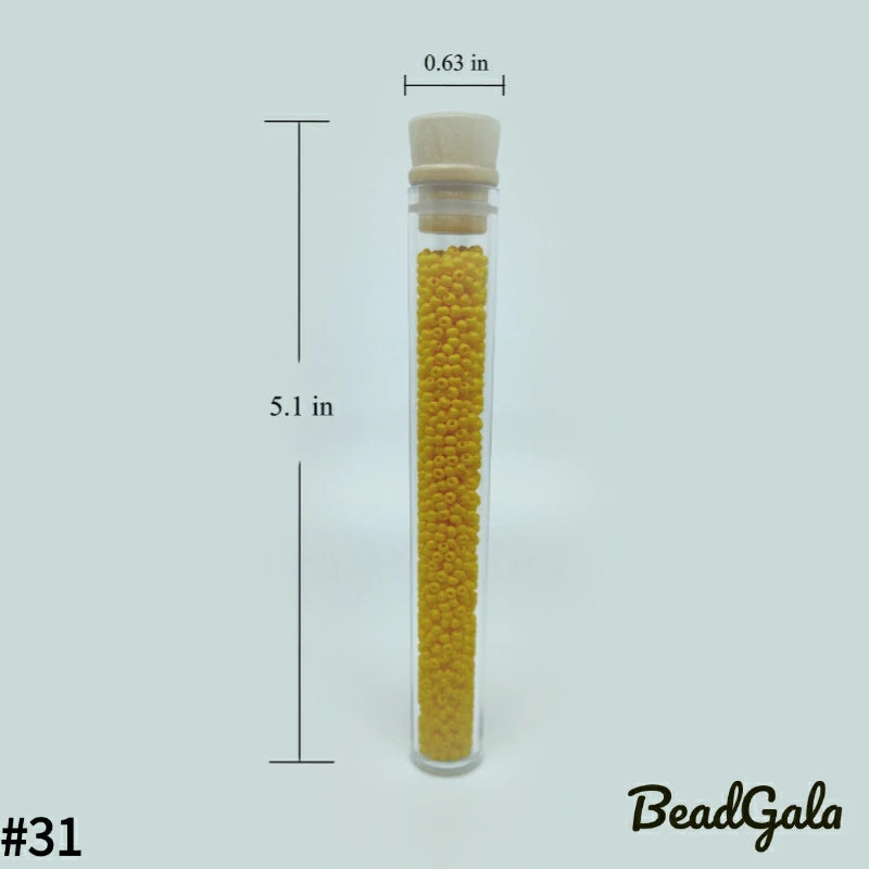 2mm Opaque Glass Seed Beads 11/0 SB31