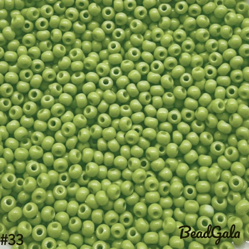2mm Opaque Glass Seed Beads 11/0 SB33