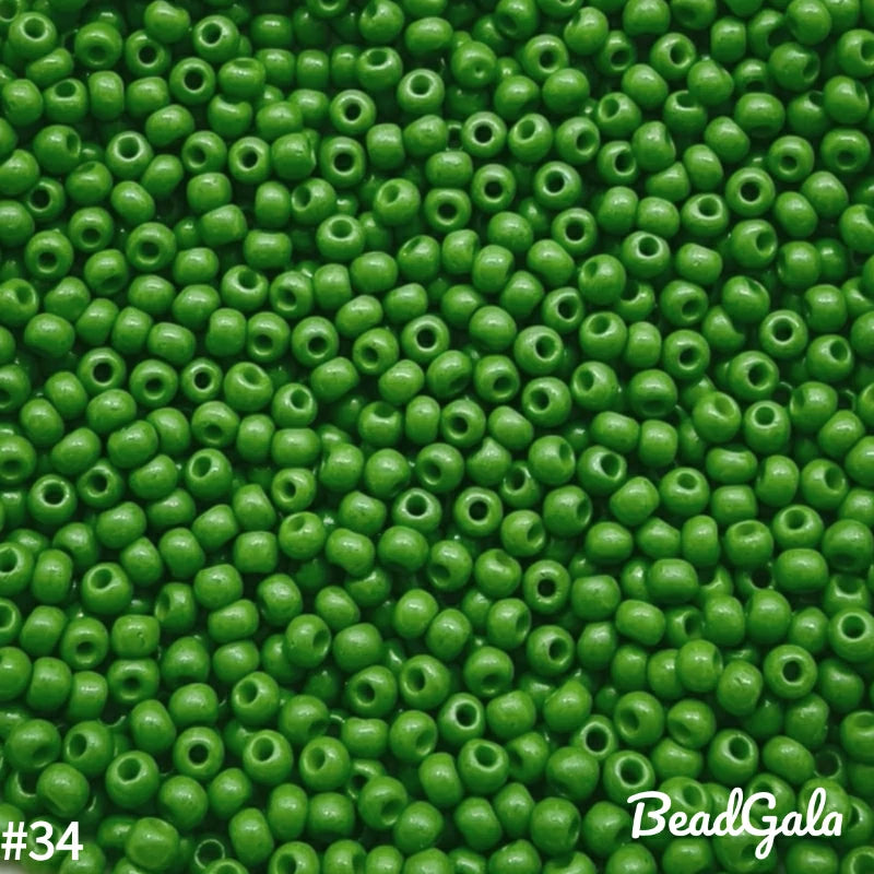2mm Opaque Glass Seed Beads 11/0 SB34