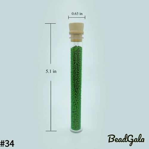 2mm Opaque Glass Seed Beads 11/0 SB34 - Beadgala