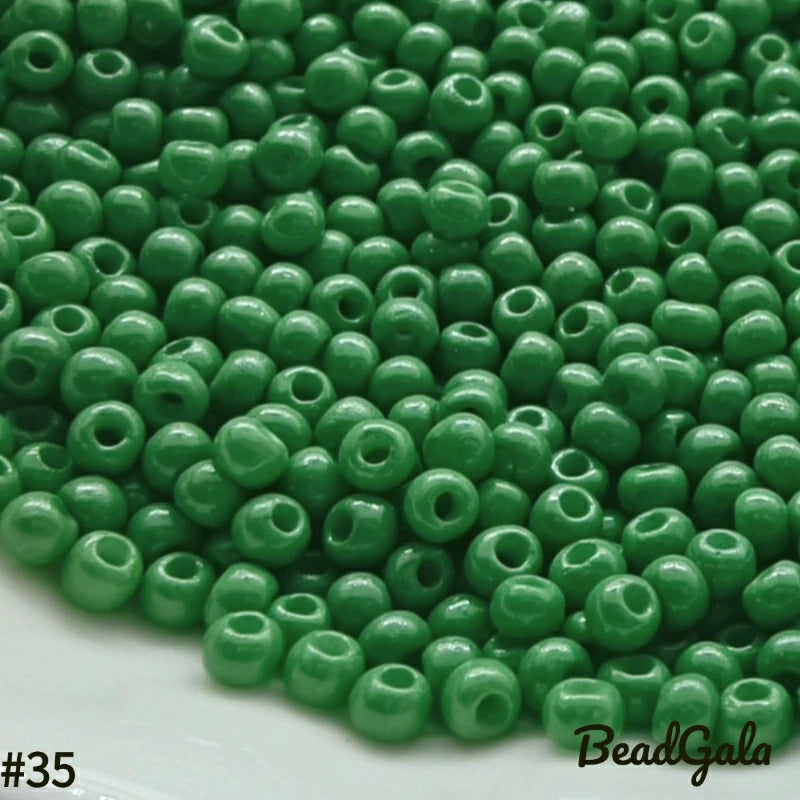 2mm Opaque Glass Seed Beads 11/0 SB35