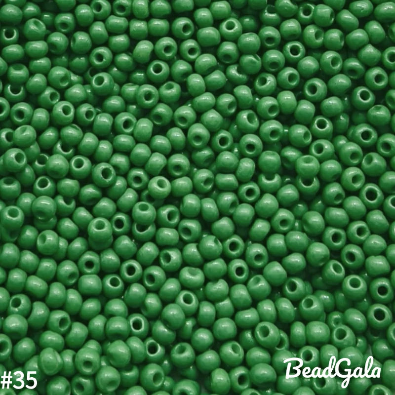 2mm Opaque Glass Seed Beads 11/0 SB35