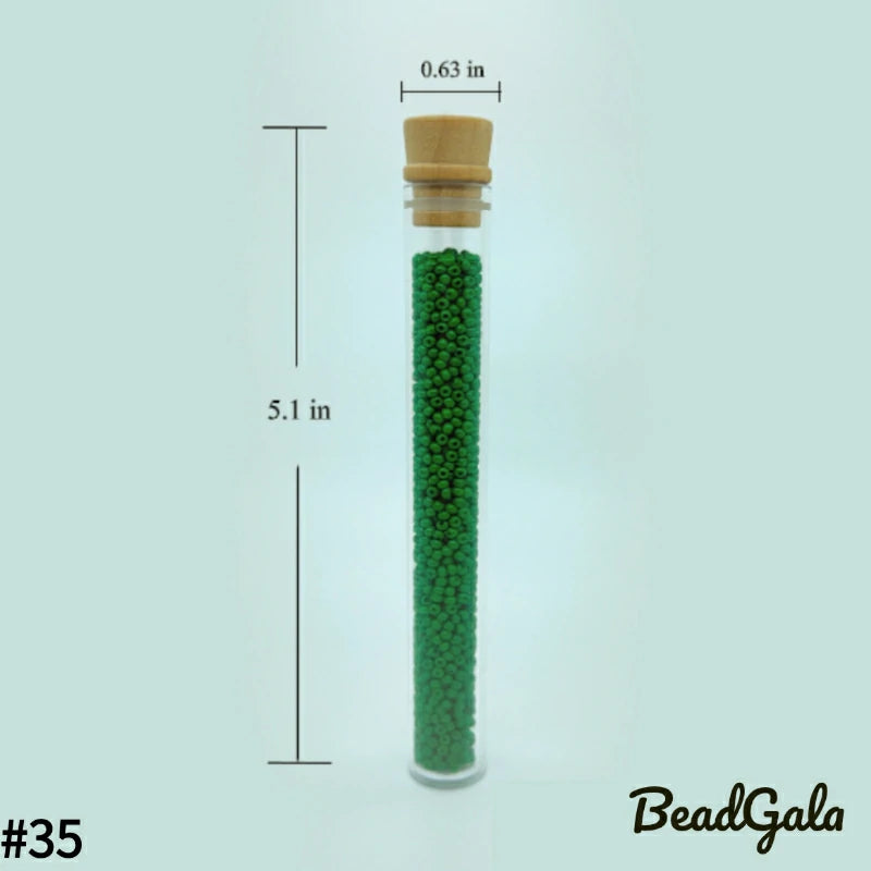 2mm Opaque Glass Seed Beads 11/0 SB35