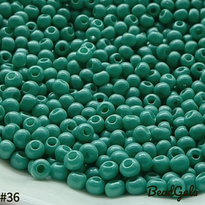 2mm Opaque Glass Seed Beads 11/0 SB36