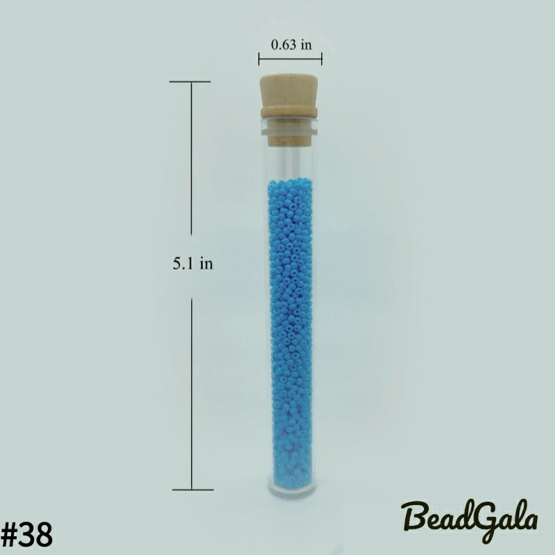 2mm Opaque Glass Seed Beads 11/0 SB38