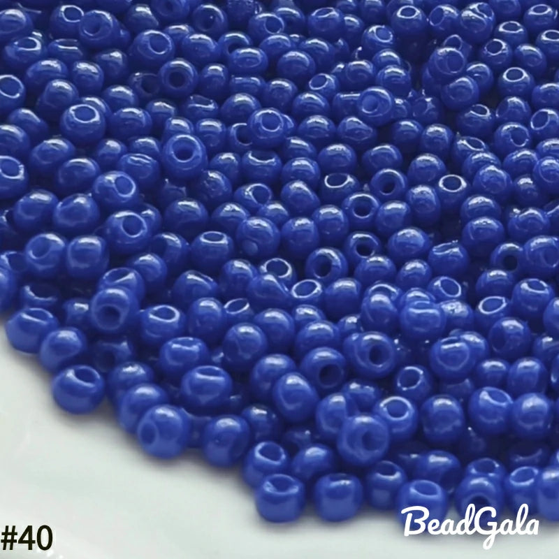 2mm Opaque Glass Seed Beads 11/0 SB40
