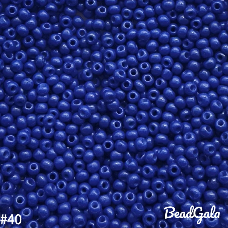 2mm Opaque Glass Seed Beads 11/0 SB40