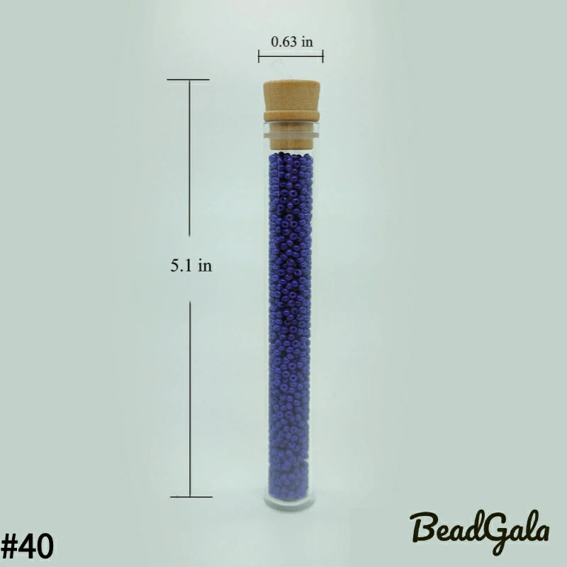 2mm Opaque Glass Seed Beads 11/0 SB40