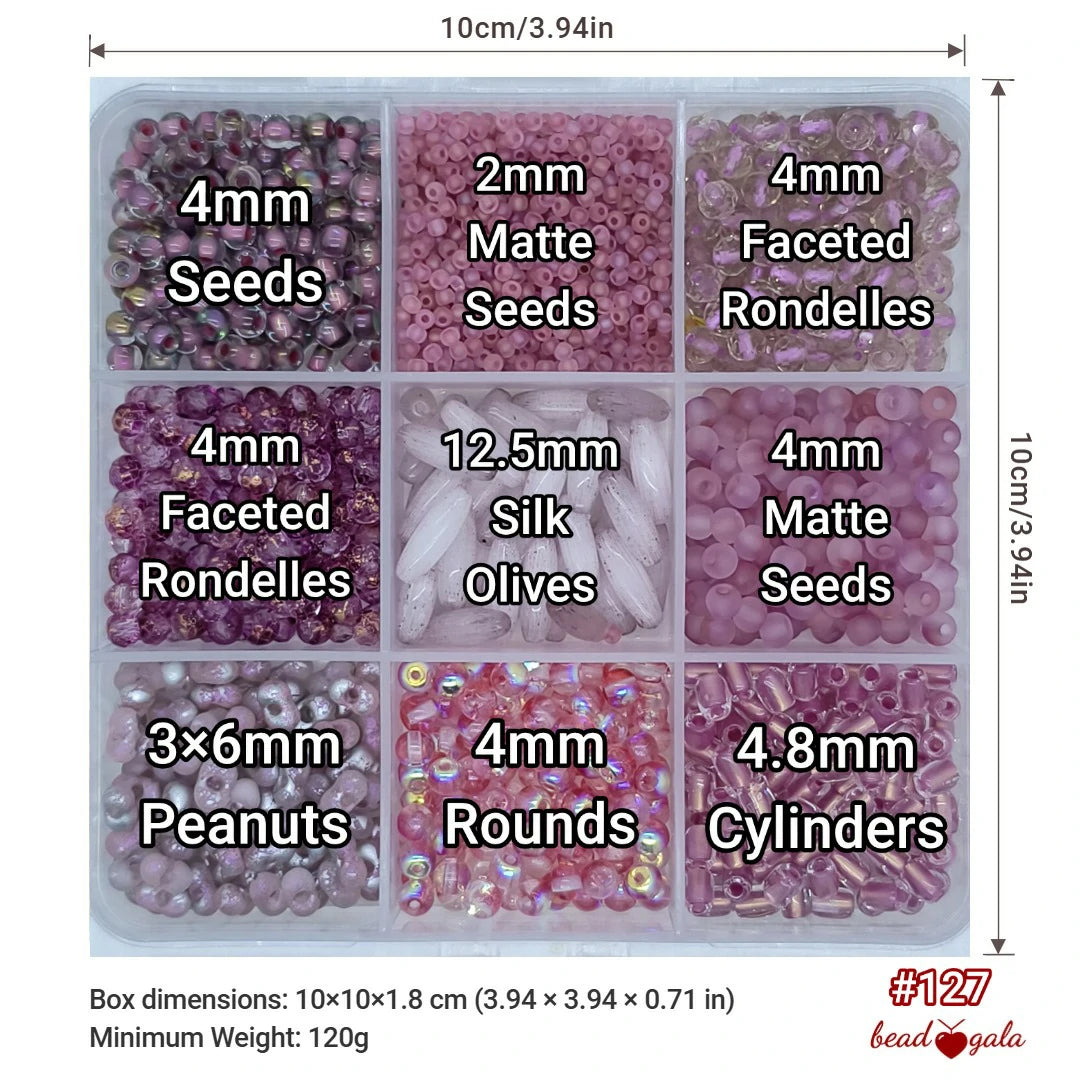 9-Grid Bead Box - The Ultimate Mix BX127 - Beadgala