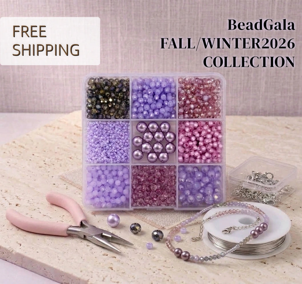 Plum Pearl All-in-One Starter Kit - Beadgala