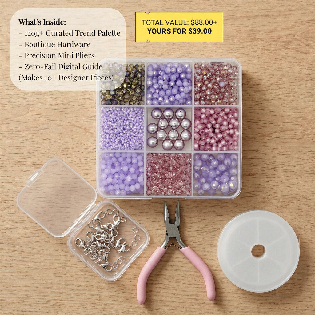 Plum Pearl All-in-One Starter Kit - Beadgala