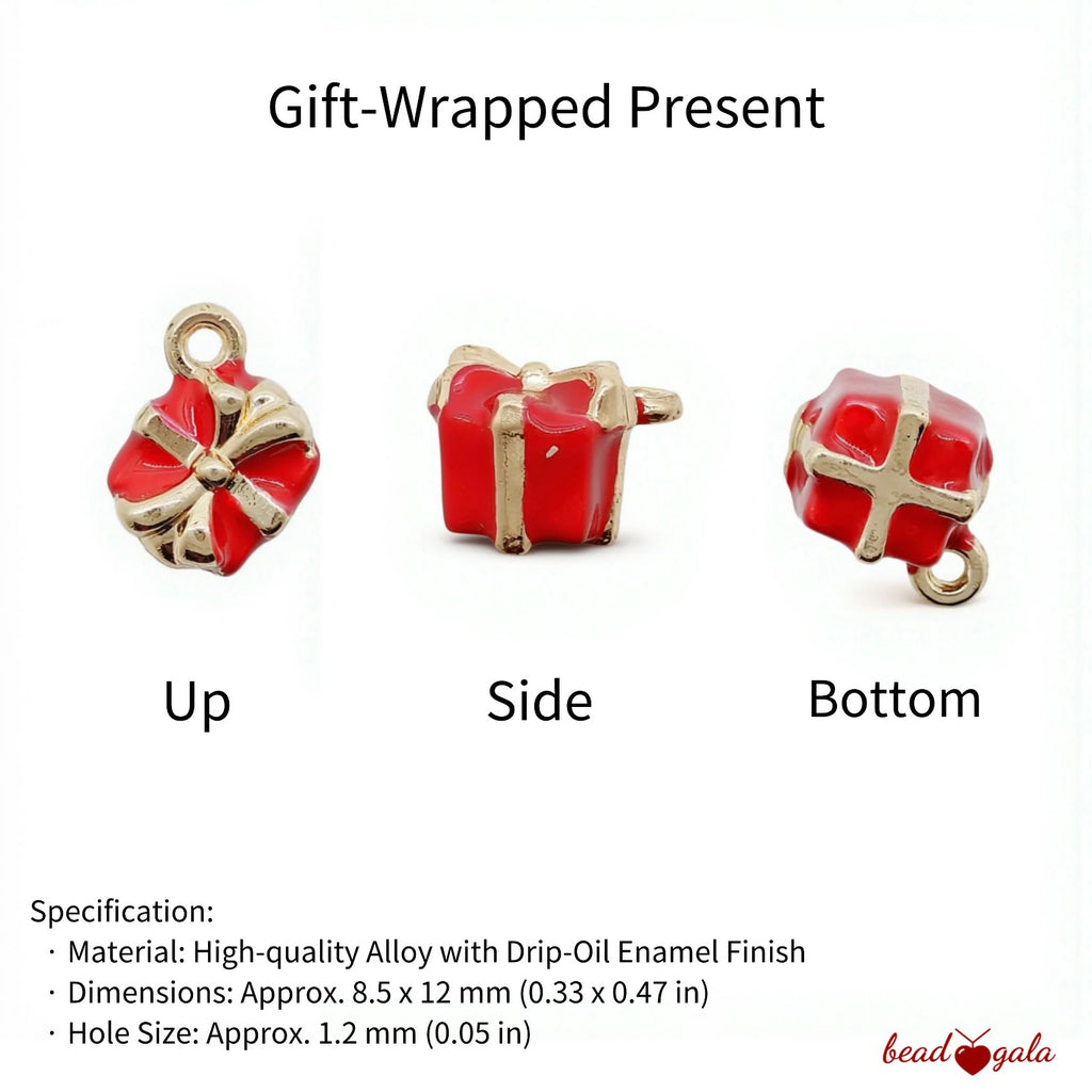 SALE! 6-Pc Festive Charm Collection - The Christmas Story Set CC10 - Beadgala