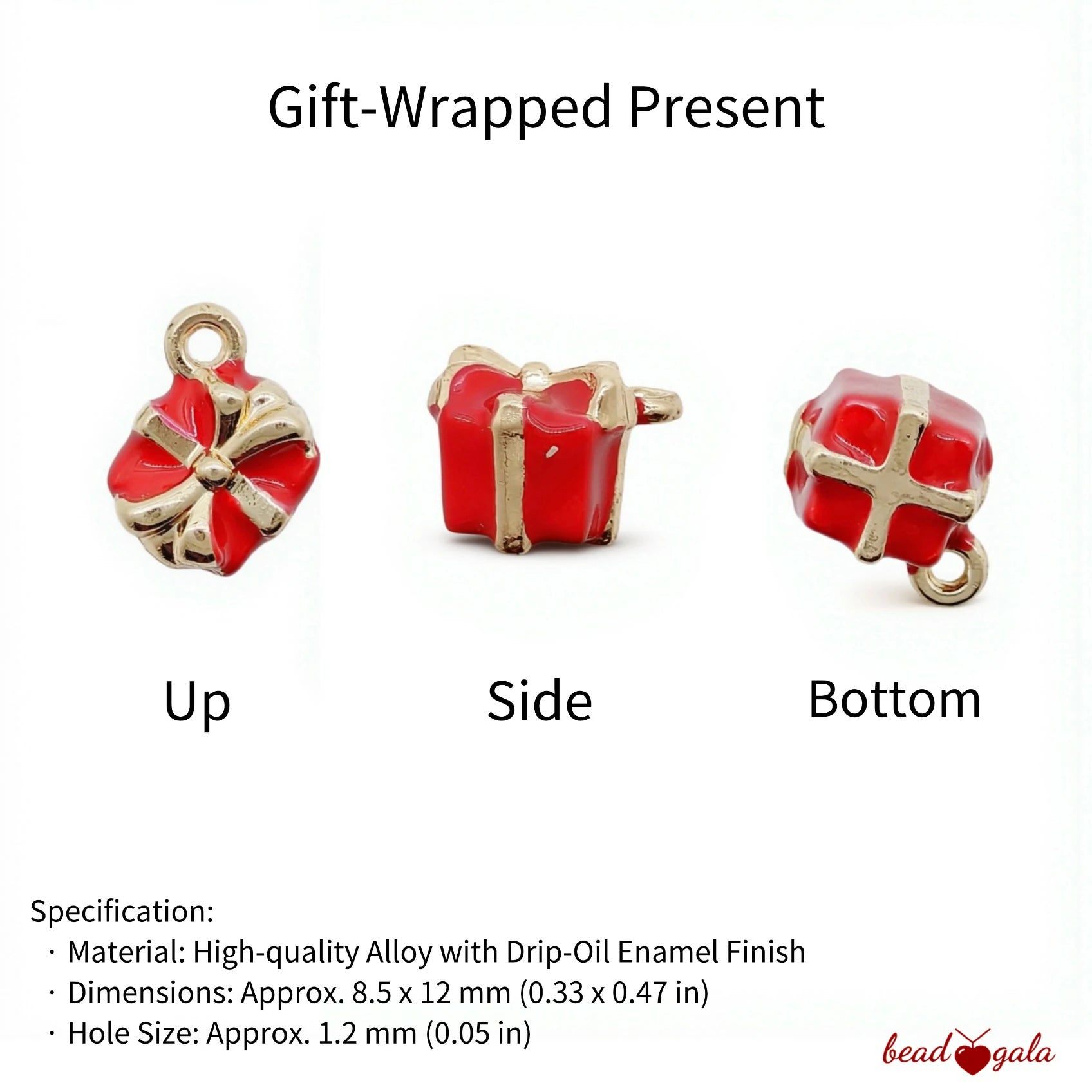 SALE! 6-Pc Festive Charm Collection - The Christmas Story Set CC10 - Beadgala