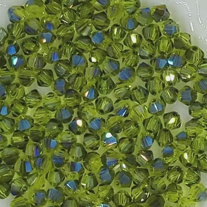 4mm Premium Crystal Bicone Beads BB53
