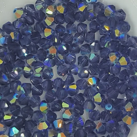 4mm Premium Crystal Bicone Beads BB58