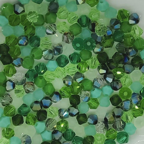 4mm Premium Crystal Bicone Beads BB55
